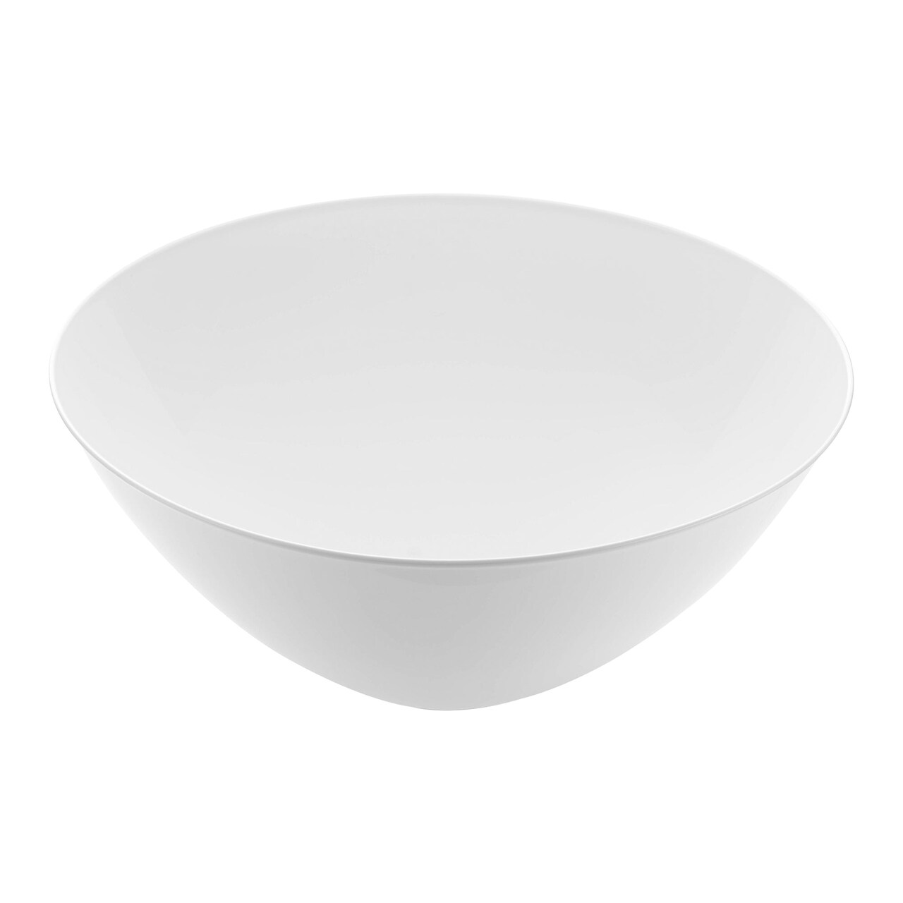 Solid White Organic Round Disposable Plastic Bowls - 32 oz. (60 Bowls)